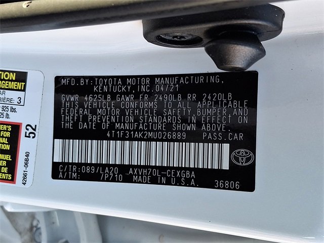 Used 2021 Toyota Camry XLE image 27