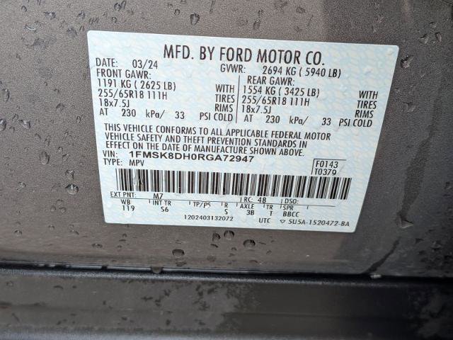 Certified 2024 Ford Explorer XLT w/ Equipment Group 202A AWD/4WD image 35