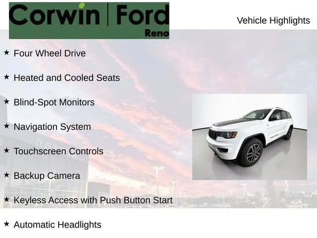 Used 2019 Jeep Grand Cherokee Trailhawk AWD/4WD image 7