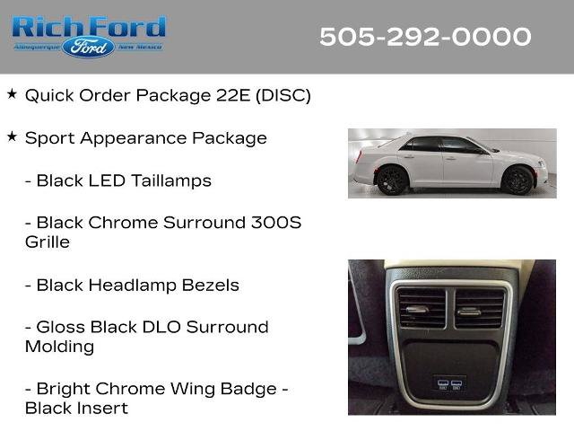 Used 2019 Chrysler 300 Touring w/ Sport Appearance Package RWD image 11