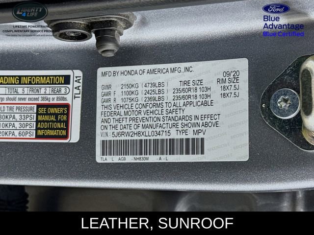 Used 2020 Honda CR-V EX-L image 31