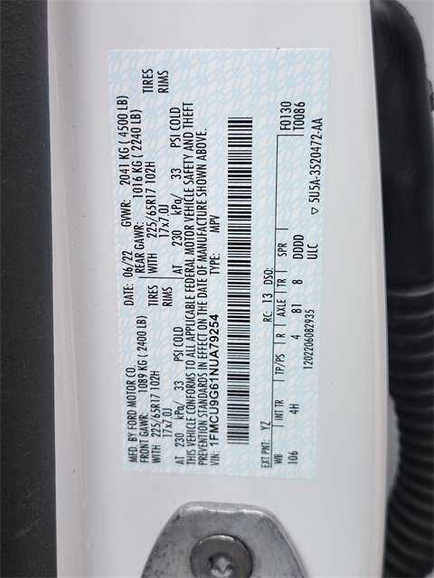 Certified 2022 Ford Escape SE w/ Convenience Package image 34