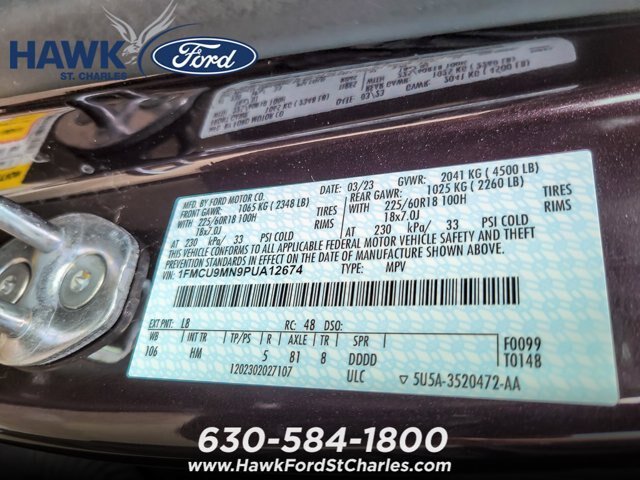 Certified 2023 Ford Escape ST-Line w/ Tech Pack #1 AWD/4WD image 24