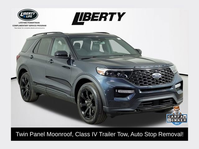 Certified 2022 Ford Explorer ST-Line w/ Class IV Trailer Tow Package
