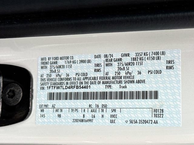 Certified 2024 Ford F150 Platinum w/ Equipment Group 702A High AWD/4WD image 43