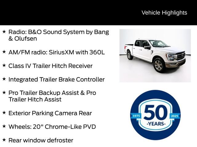 Certified 2023 Ford F150 Lariat w/ Equipment Group 502A High AWD/4WD image 11