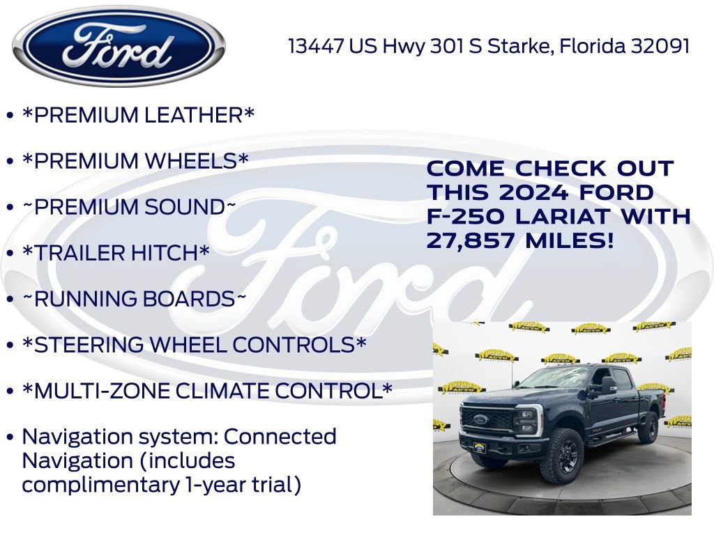 Certified 2024 Ford F250 Lariat w/ Lariat Ultimate Package AWD/4WD image 17