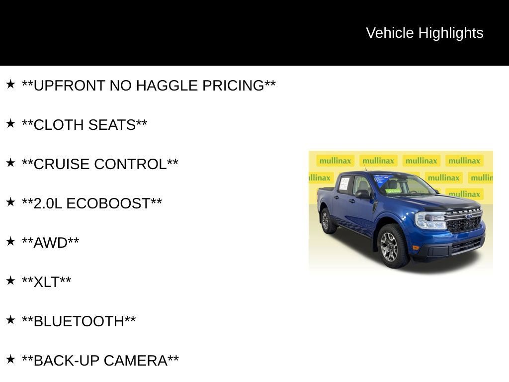 Certified 2024 Ford Maverick XLT w/ Equipment Group 300A Standard image 9