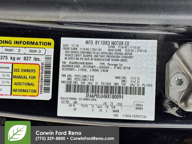 Certified 2019 Ford Fusion SE image 32