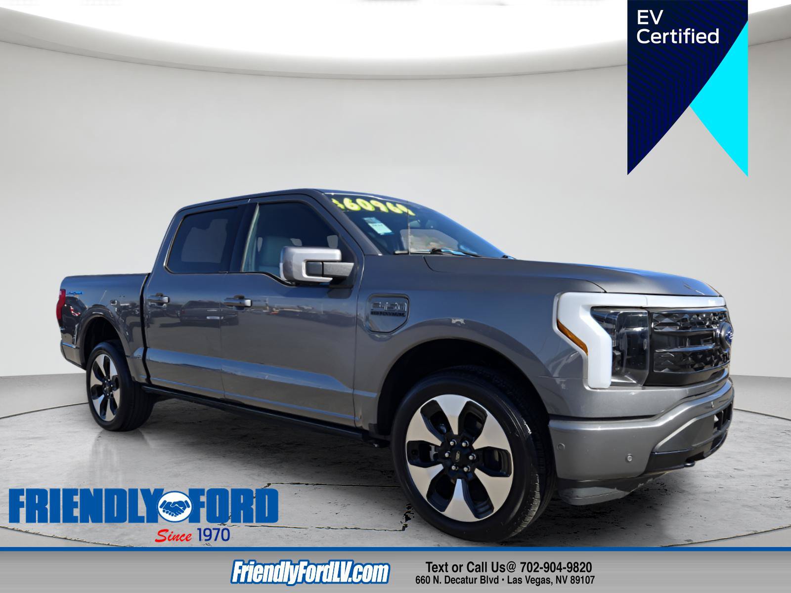 Certified 2023 Ford F150 Lightning Platinum