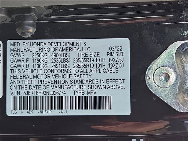 Used 2022 Honda CR-V Touring image 26