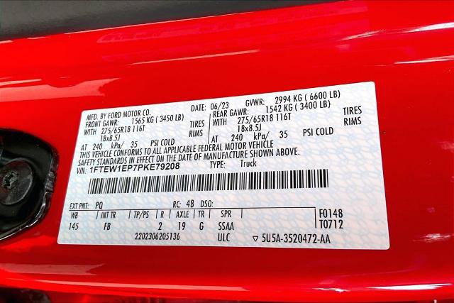 Certified 2023 Ford F150 XLT w/ Equipment Group 302A High AWD/4WD image 6