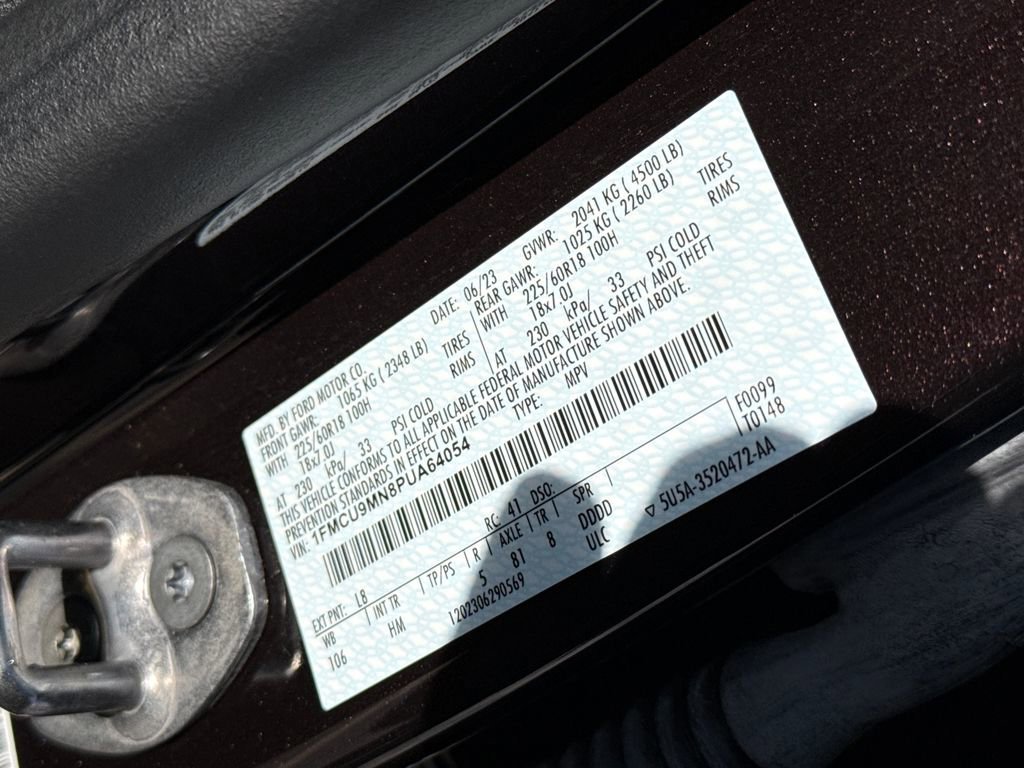 Certified 2023 Ford Escape ST-Line w/ Tech Pack #1 image 18