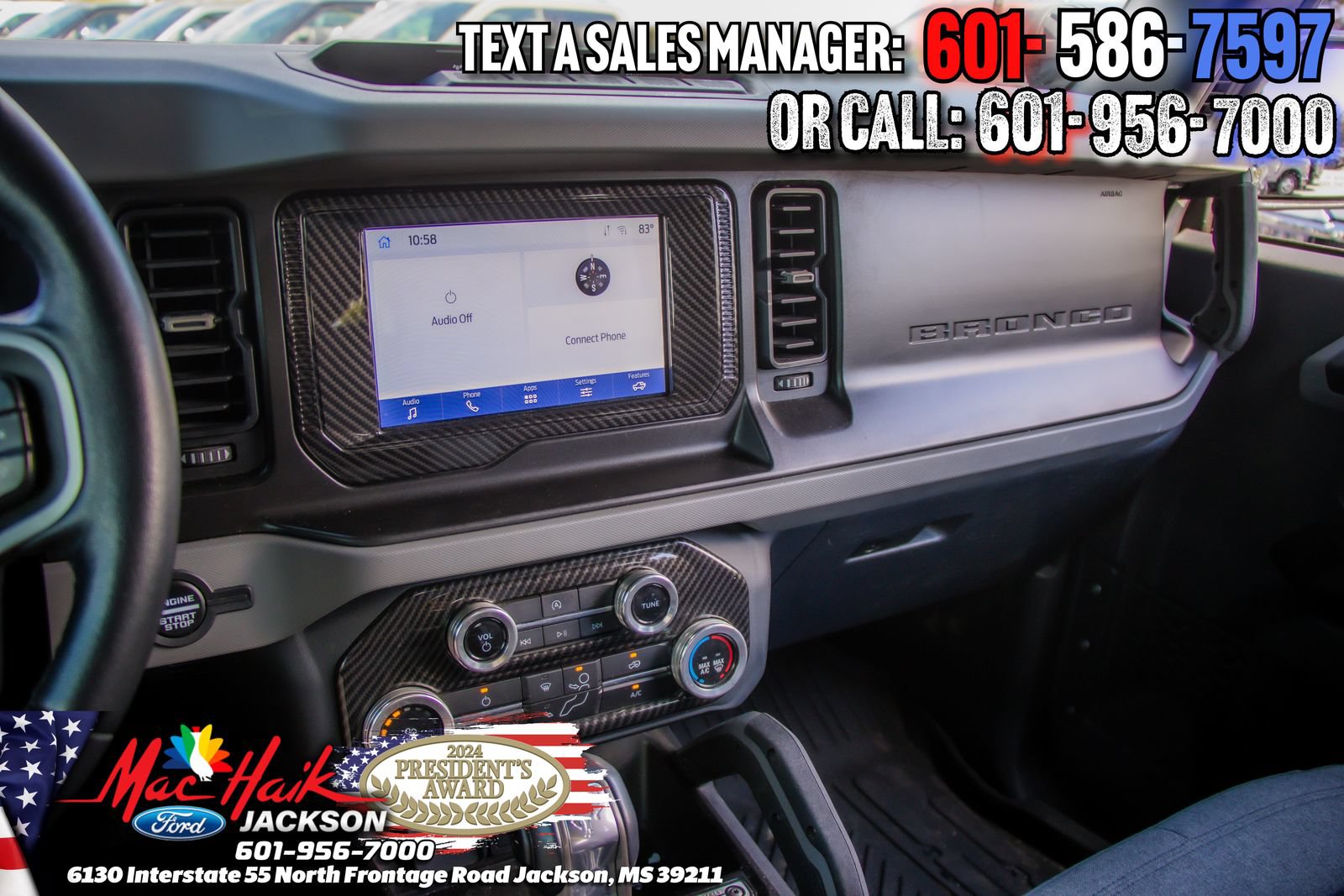 Certified 2022 Ford Bronco Big Bend w/ Sasquatch Package AWD/4WD image 16
