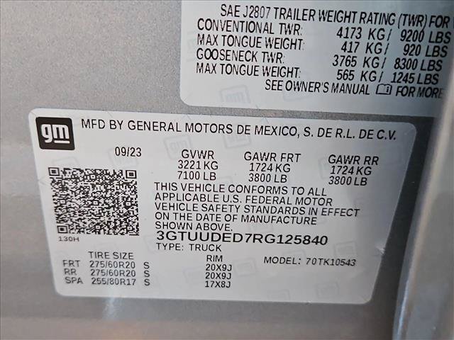 Used 2024 GMC Sierra 1500 SLT AWD/4WD image 19