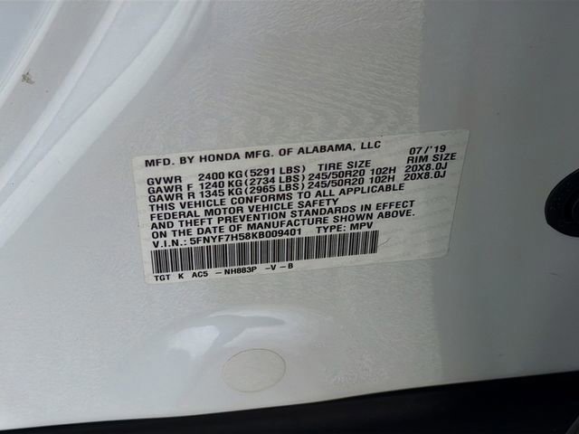 Used 2019 Honda Passport EX-L image 38