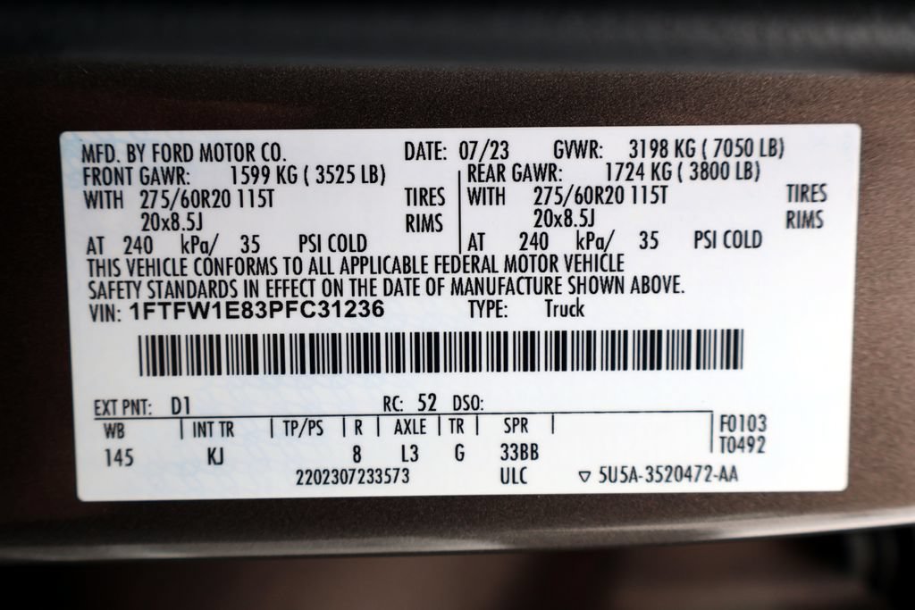 Certified 2023 Ford F150 King Ranch w/ Equipment Group 601A High AWD/4WD image 44