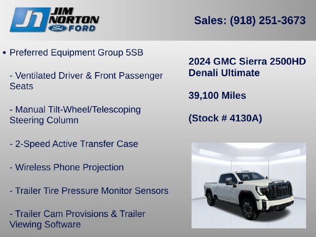 Used 2024 GMC Sierra 2500 Denali Ultimate AWD/4WD image 40