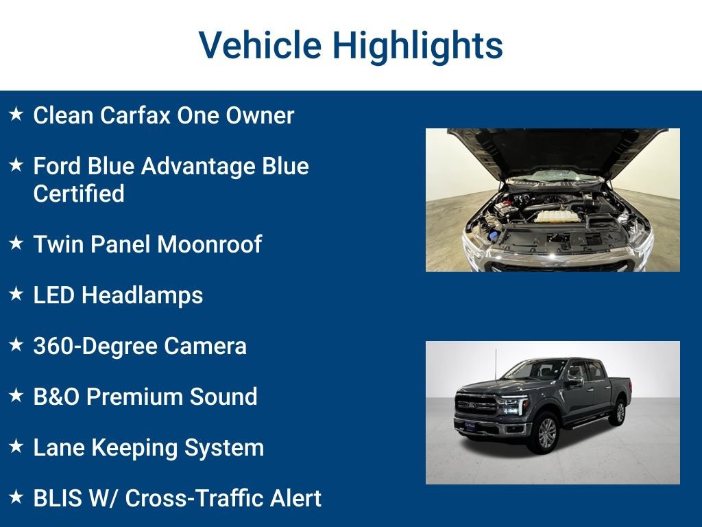 Certified 2025 Ford F150 Lariat AWD/4WD image 3