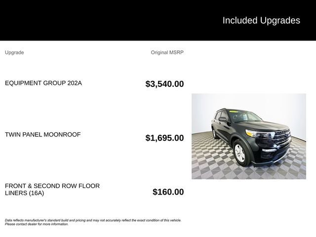 Certified 2023 Ford Explorer XLT w/ Equipment Group 202A image 12