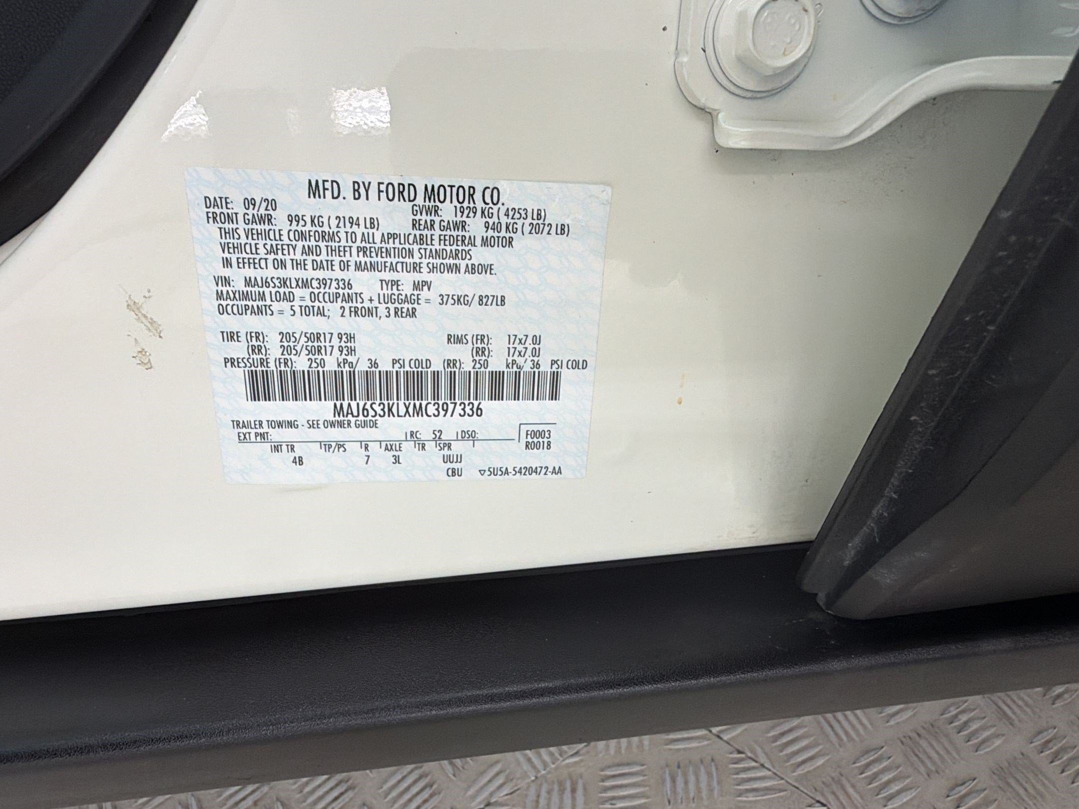 Certified 2021 Ford EcoSport Titanium AWD/4WD image 20