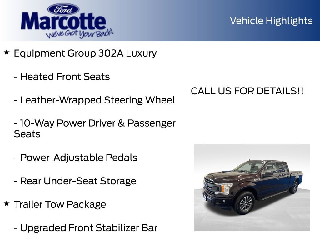 Certified 2020 Ford F150 XLT w/ Equipment Group 302A Luxury AWD/4WD image 18