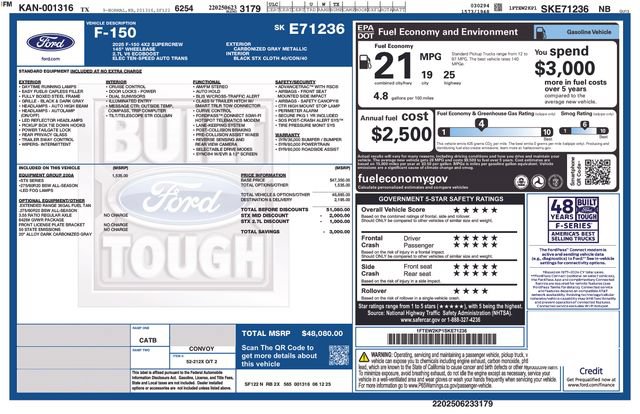 Certified 2025 Ford F150 STX w/ Equipment Group 200A RWD image 28