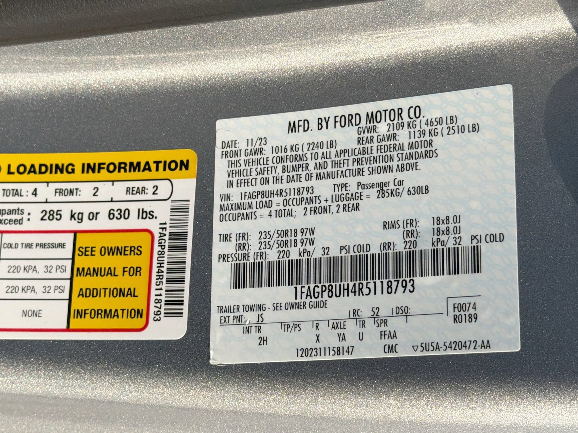 Certified 2024 Ford Mustang Convertible RWD image 30
