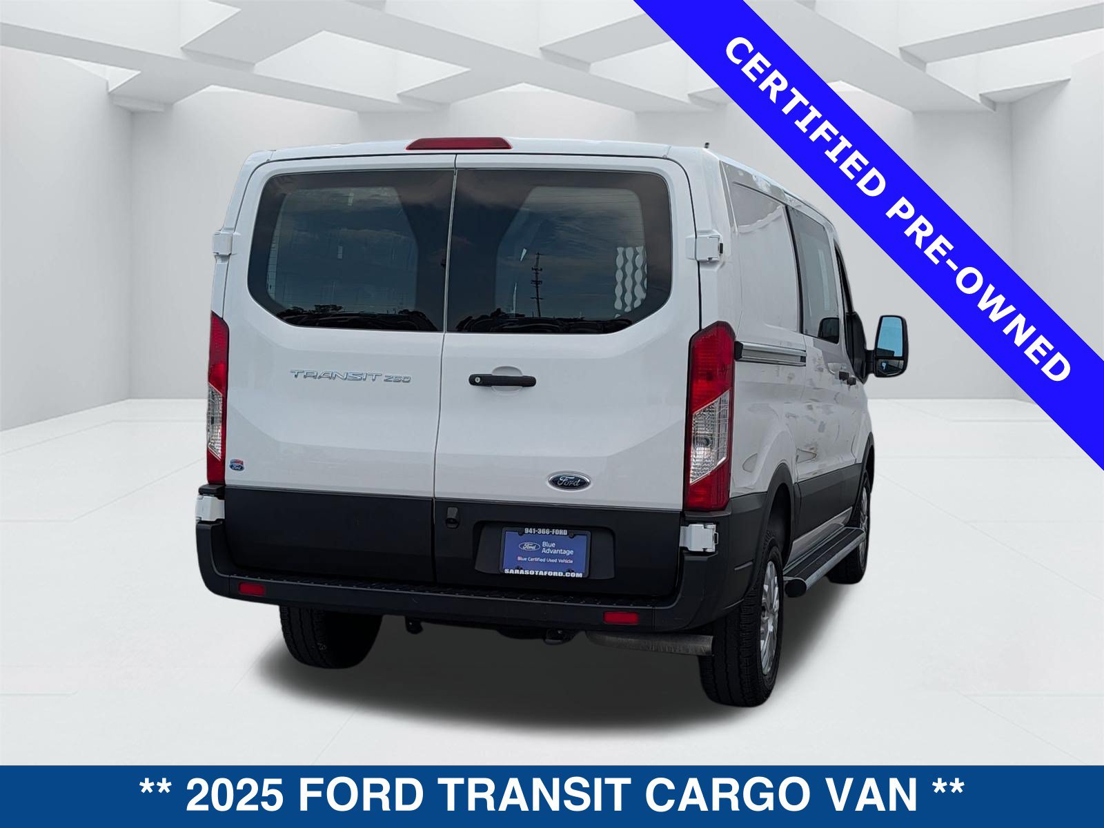 Certified 2025 Ford Transit 250 Low Roof w/ Exterior Upgrade Package RWD image 5