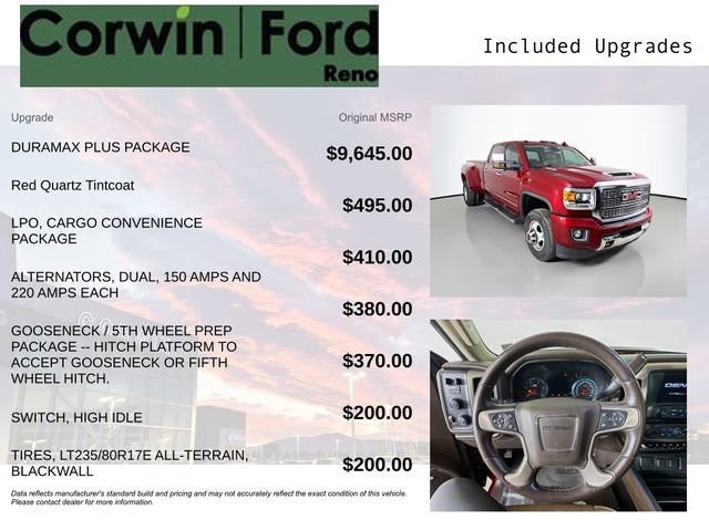 Used 2018 GMC Sierra 3500 Denali w/ Duramax Plus Package image 3