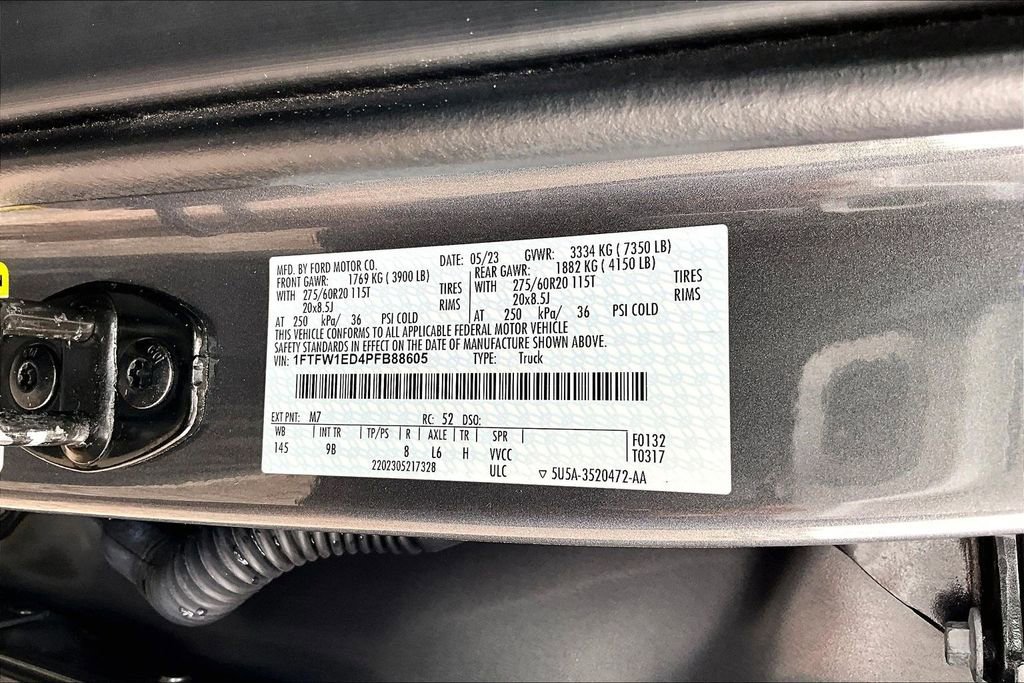 Certified 2023 Ford F150 Platinum w/ Equipment Group 701A High AWD/4WD image 36
