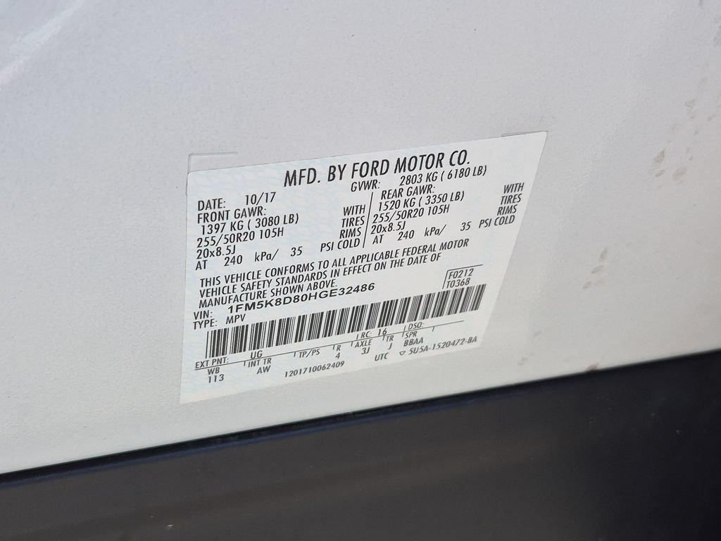 Certified 2017 Ford Explorer XLT w/ Equipment Group 202A AWD/4WD image 43