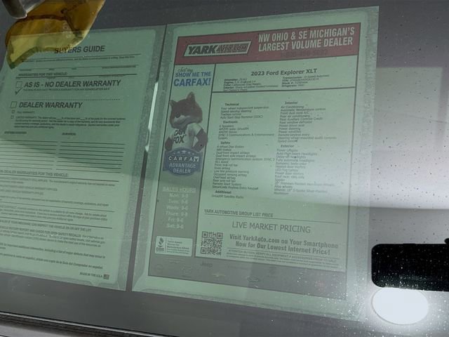 Certified 2023 Ford Explorer XLT w/ Equipment Group 202A image 15