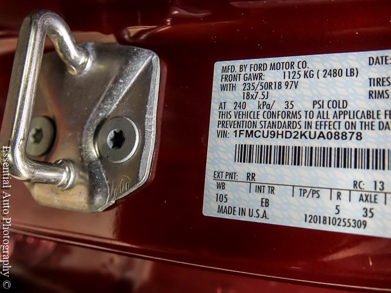 Certified 2019 Ford Escape SEL AWD/4WD image 29