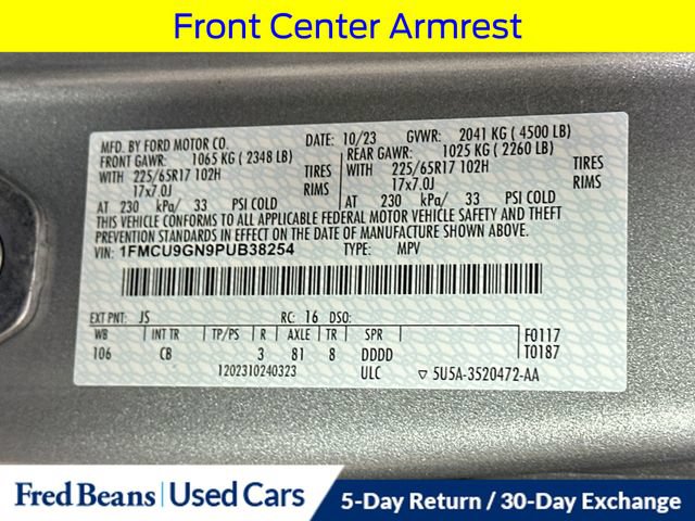 Certified 2023 Ford Escape Active AWD/4WD image 36