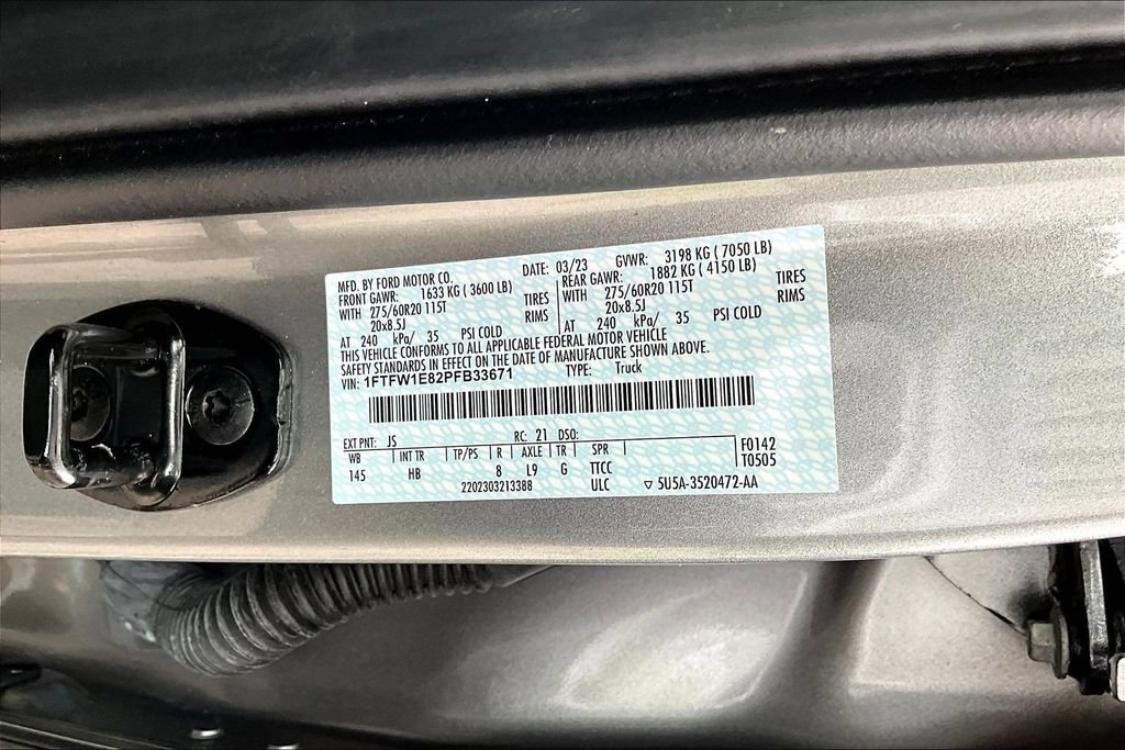 Certified 2023 Ford F150 Lariat w/ Equipment Group 502A High AWD/4WD image 22