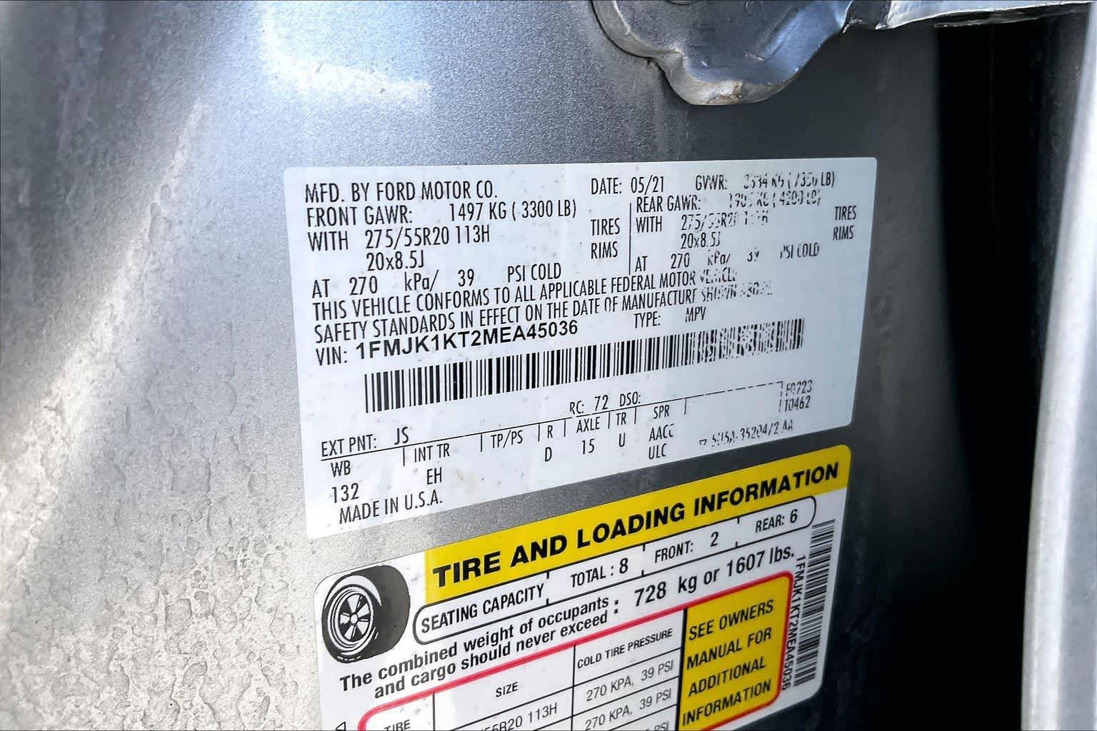 Certified 2021 Ford Expedition Max Limited RWD image 20