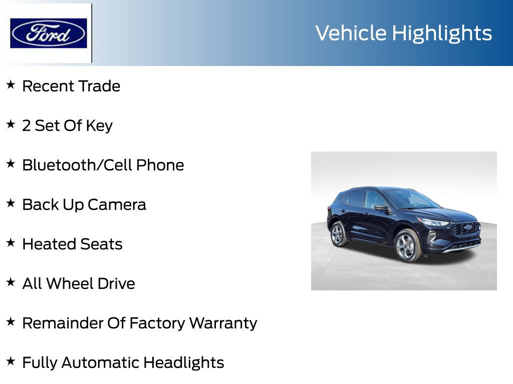 Certified 2024 Ford Escape ST-Line w/ Tech Pack #1 AWD/4WD image 8