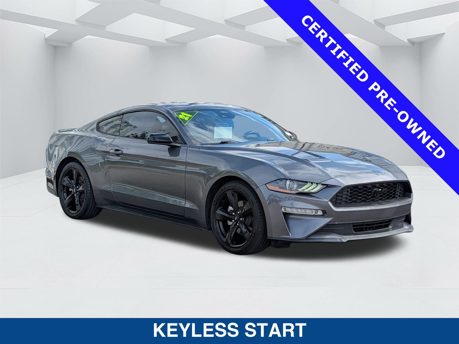 Certified 2021 Ford Mustang Premium w/ Black Accent Package RWD image 3