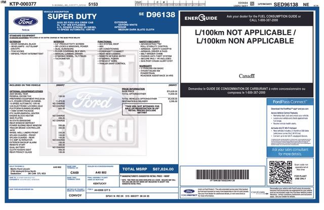 Certified 2025 Ford F350 XL AWD/4WD image 19