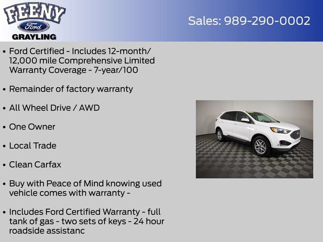 Certified 2023 Ford Edge SEL w/ Convenience Package AWD/4WD video 4