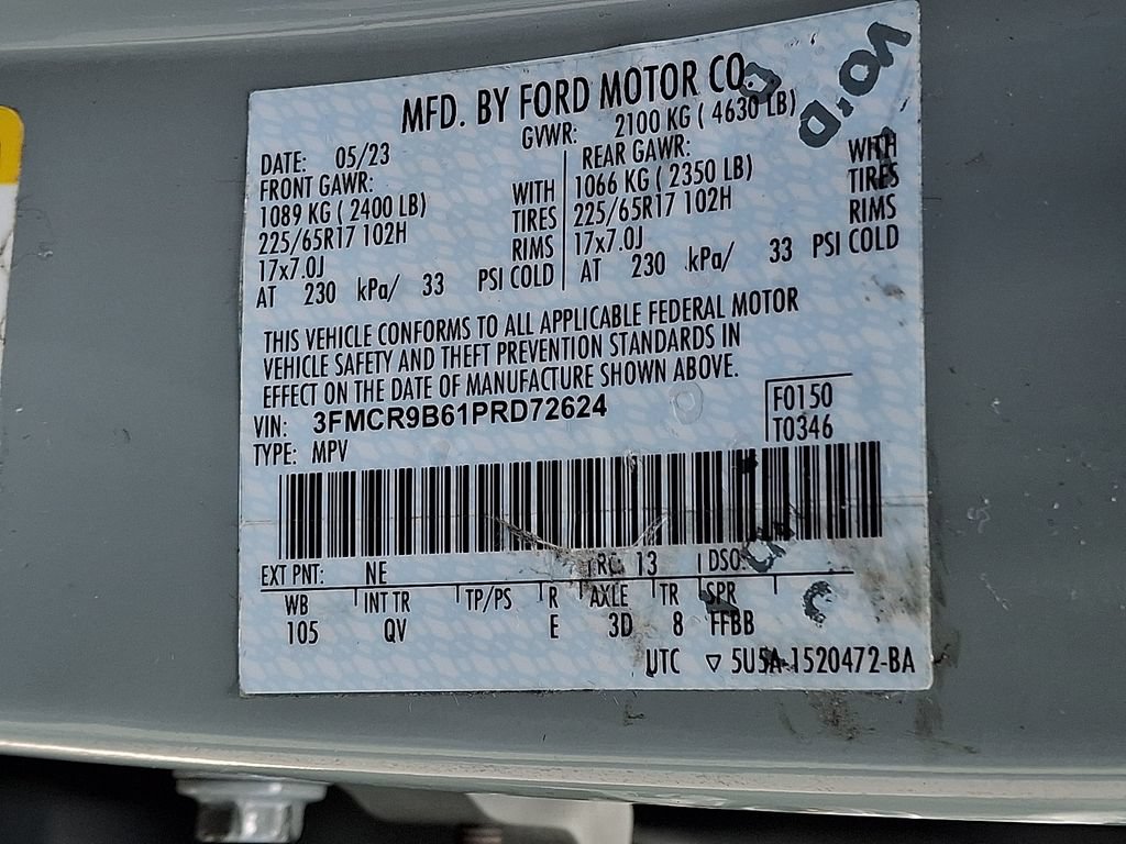 Certified 2023 Ford Bronco Sport Big Bend w/ Convenience Package AWD/4WD image 28