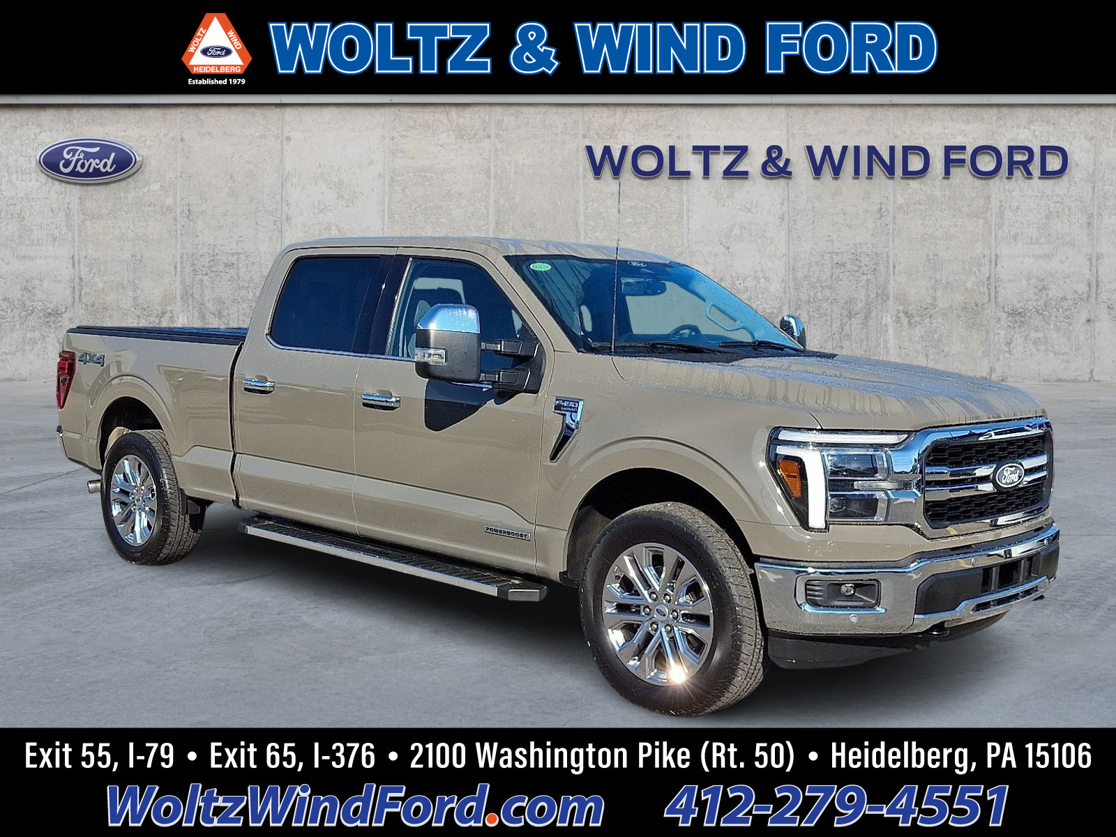 Certified 2025 Ford F150 Lariat w/ Equipment Group 501A Mid