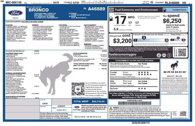 Certified 2024 Ford Bronco Badlands AWD/4WD image 30