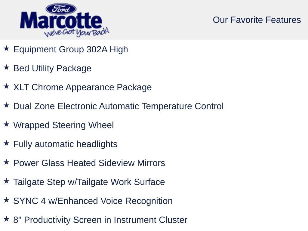 Certified 2023 Ford F150 XLT w/ Equipment Group 302A High image 31