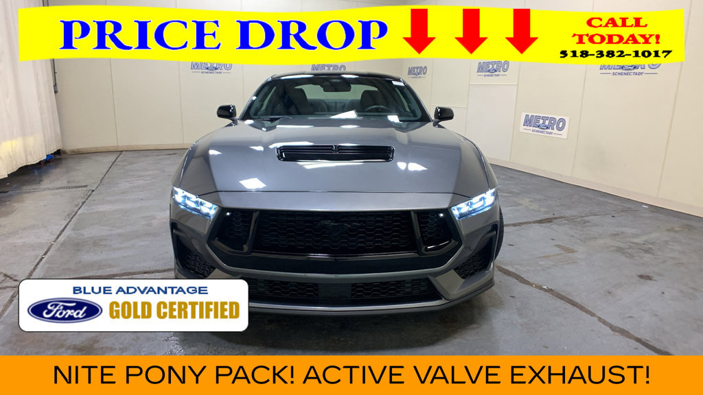 Certified 2025 Ford Mustang GT Premium w/ Mustang Nite Pony Package RWD image 37