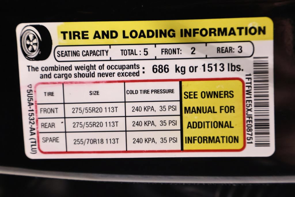Certified 2018 Ford F150 Lariat w/ Equipment Group 502A Luxury AWD/4WD image 28
