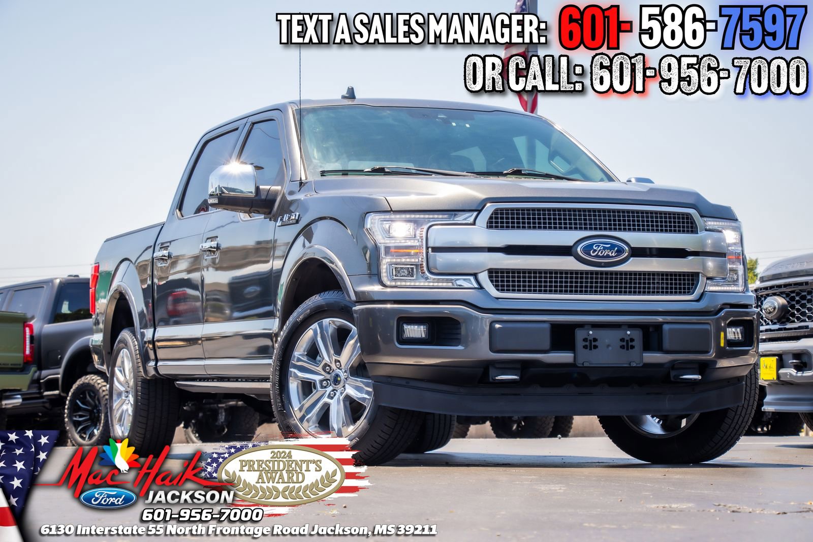 Certified 2020 Ford F150 Platinum w/ Equipment Group 701A Luxury