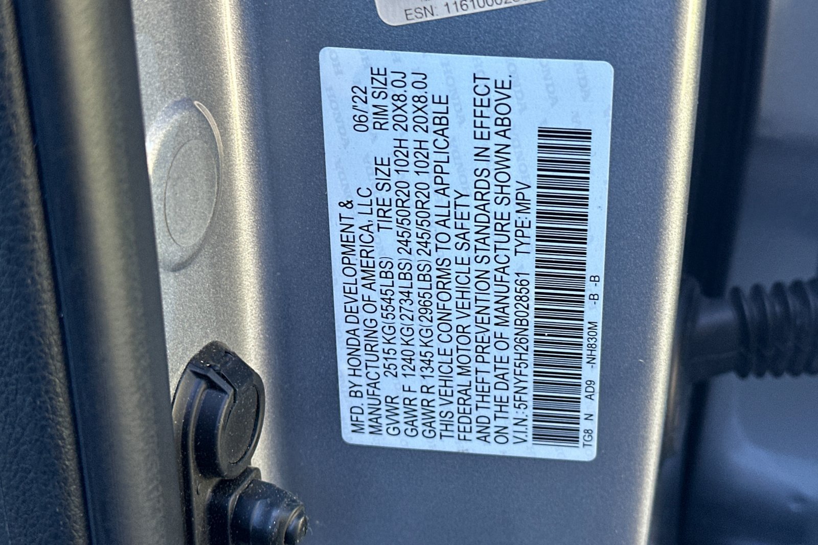 Used 2022 Honda Pilot Special Edition image 27