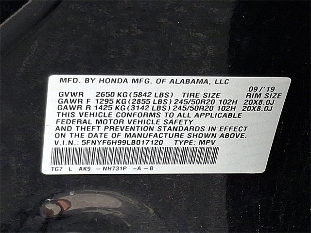 Used 2020 Honda Pilot Touring image 33